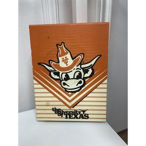 Texas Longhorns Vintage UT Texas College Journal Notebook Stationary Box Paper